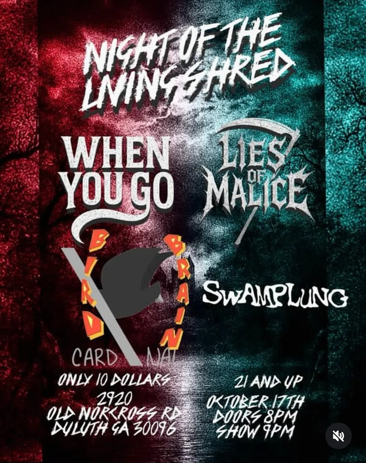 2920 Old Norcross Rd flyer — Swamplung OCT 17 2025