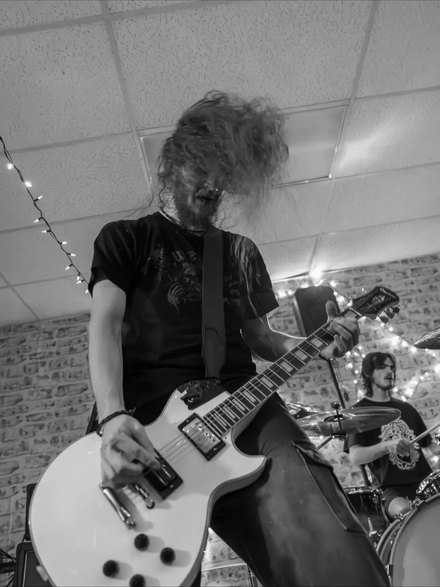 Swamplung live — guitar hair whip